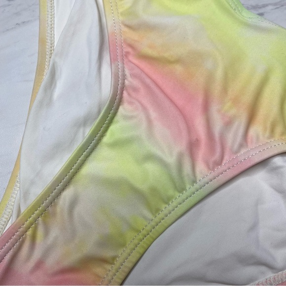 New! Topshop Side Smocked Rainbow Swim Bikini Bottom 8 - Picture 5 of 9